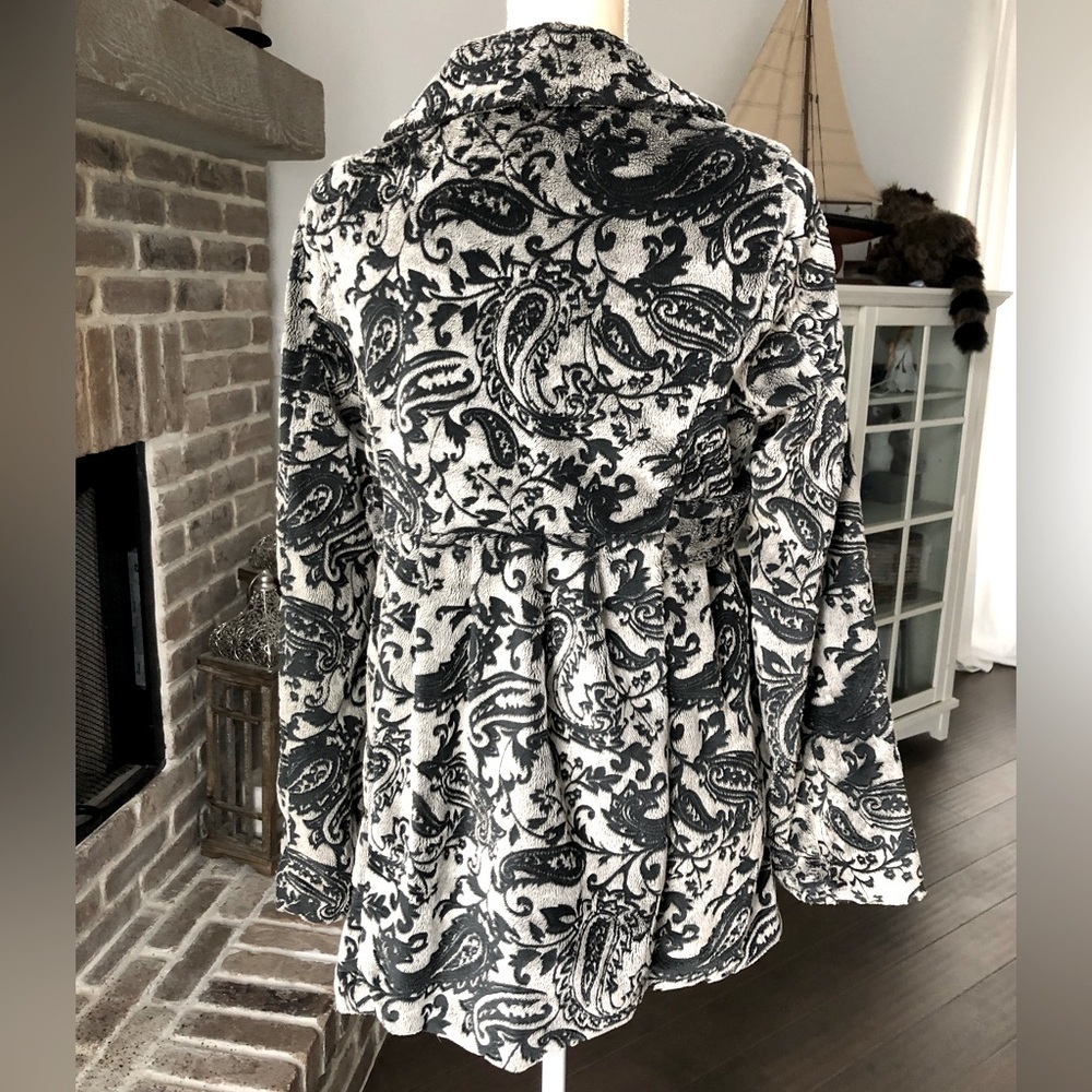 Surrealist USA BOHO Faux Fur Swing Jacket Coat Size Small Soft Stylish - Picture 3 of 11